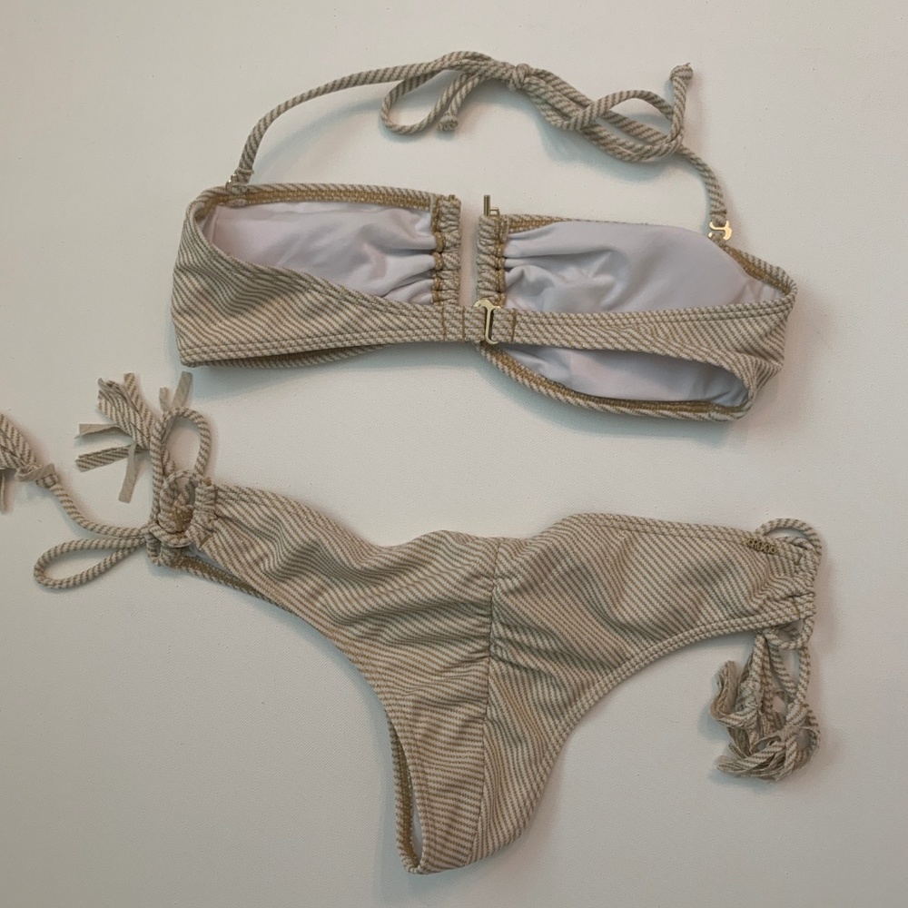Gold/Cream Roxy Bikini - Picture 2 of 4